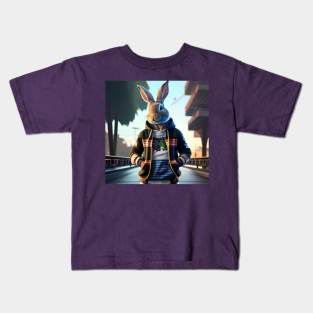 #Web3Kend Polygon Rabbit #5 Kids T-Shirt